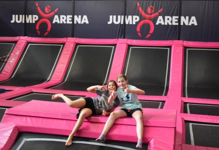 Jump aréna - skákání na trampolínách